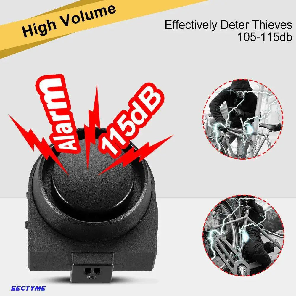 Sectyme Bike Alarm System Wireless Waterproof Security