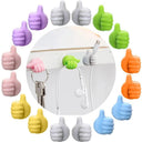 Silicone Wall Hook Cable Organizer for Home and Office Use