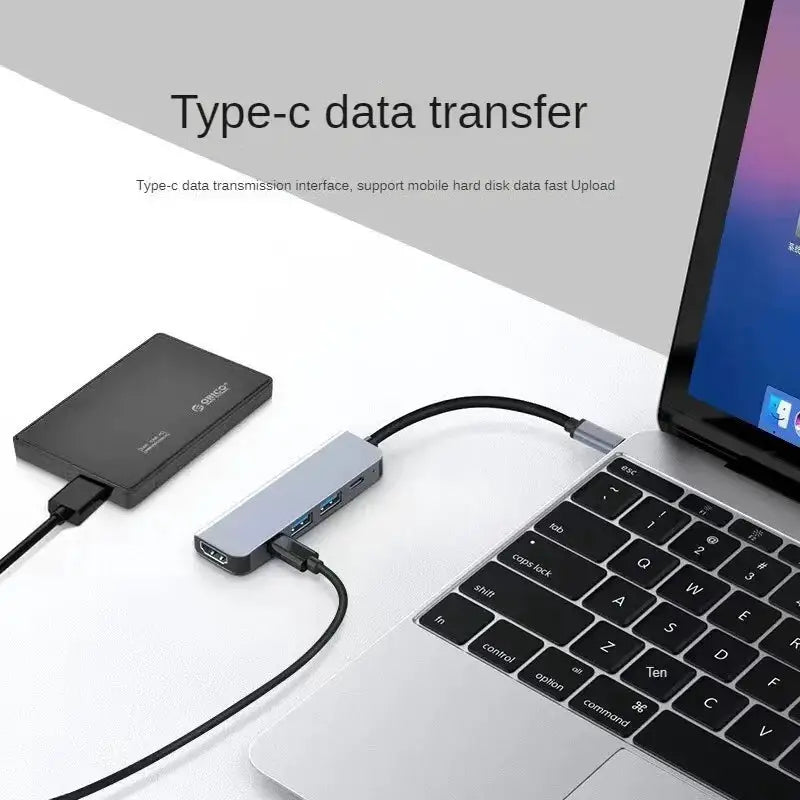 USB C Hub to 4K HDMI-Compatible USB 3.0 2.0 Type C PD Charging Dock for MacBook iPad Samsung S10 Dex TV Mouse Keyboard U Disk