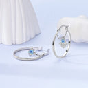 Mula Sterling Silver Hoops Earrings