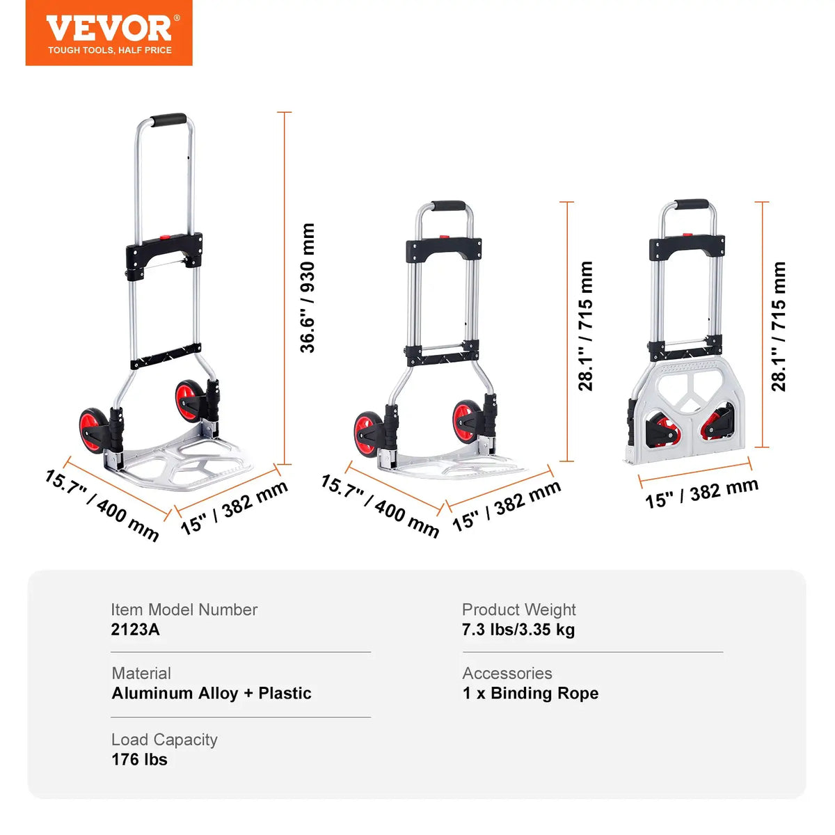 Aluminum Stair Climbing Hand Truck — product image 7