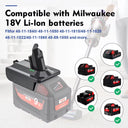 18V Battery Adapter for Dyson V6 V7 V8 Makita Milwaukee Dewalt