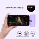Mini Power Bank - 5000mAh Fast Charge With Led