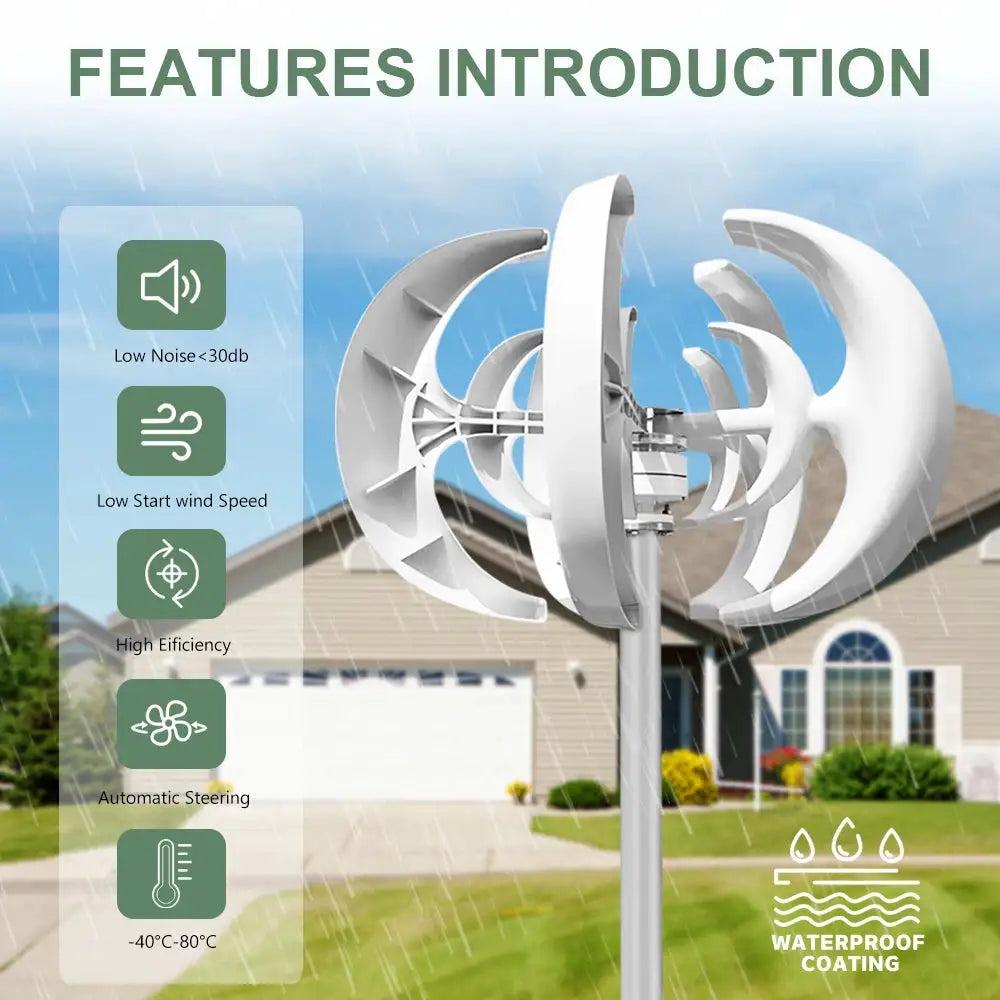 Vertical Wind Turbine Kit — product view 3
