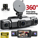 Dash Cam - 4 Lens 1080P Night Vision Parking