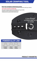 MC4 Crimping Pliers for Solar Installers