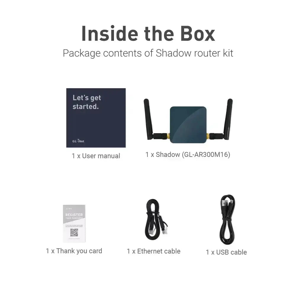 GL.iNet Mini Router Travel Wi-Fi Router, OpenWrt, Ethernet, — product view 9