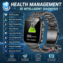2026 New Hospital Level Health Smart Watch Body Fat ECG Blood oxygen BP Health AMOLED Screen HD Call Sport Smart Watches For Man
