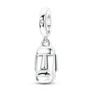 Sterling Silver Charm Bead Pendant