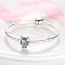 Elephant Charm Silver Plated Animal