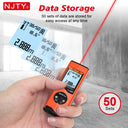 NJTY Laser Rangefinder Tape Measure 30m 50m Profesional Measuring Instrument Laser Distance Meter Trena Laser Metro Range Finder