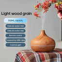Compact Wood Grain Essential Diffuser