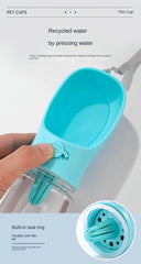 Dog Cat Portable Feeding and Watering Supplies Bottle
