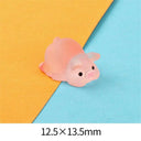 Luminous Mini Resin Pig Car Dashboard Toy Chick Decor Gift