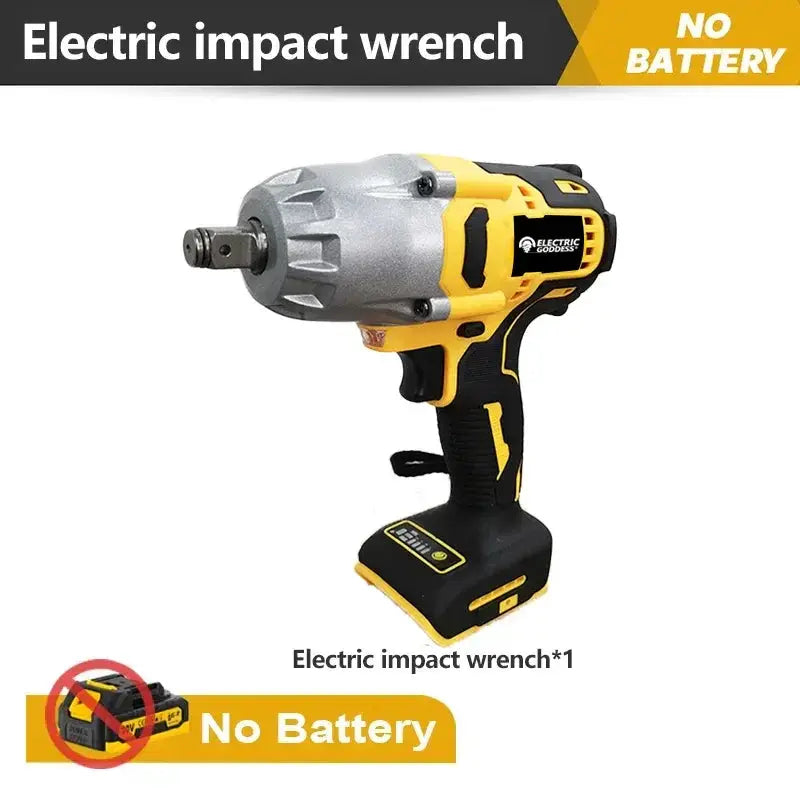 High Torque Cordless Electric Wrench Brushless Impact Tool