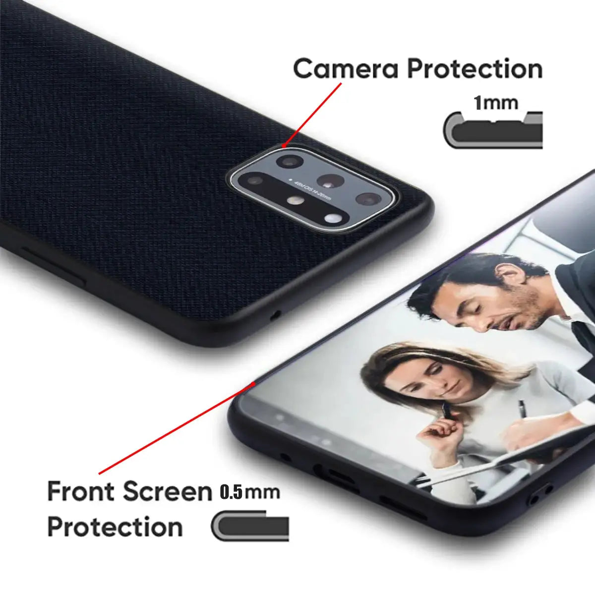 Case for iPhone 18 Pro Max coque Luxury textile Leather soft phone cover funda for iphone 18 pro max case capa