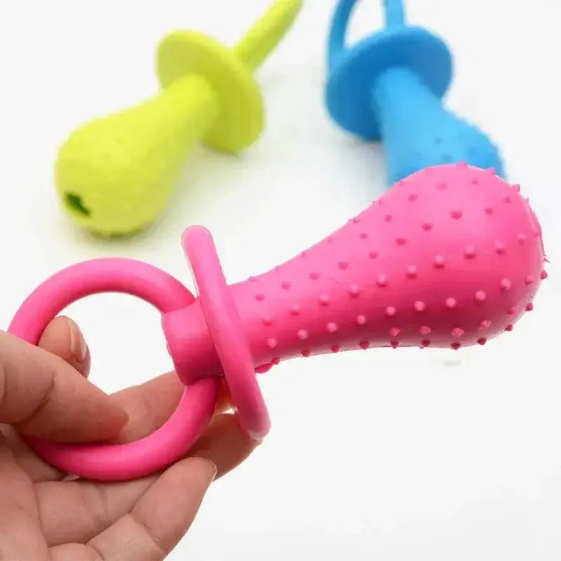 Rubber Pet Dental Health Aid Chew Toy For Small Dogs