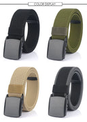 VATLTY Metal Free Men's Elastic Belt Quick Release Nylon Buckle