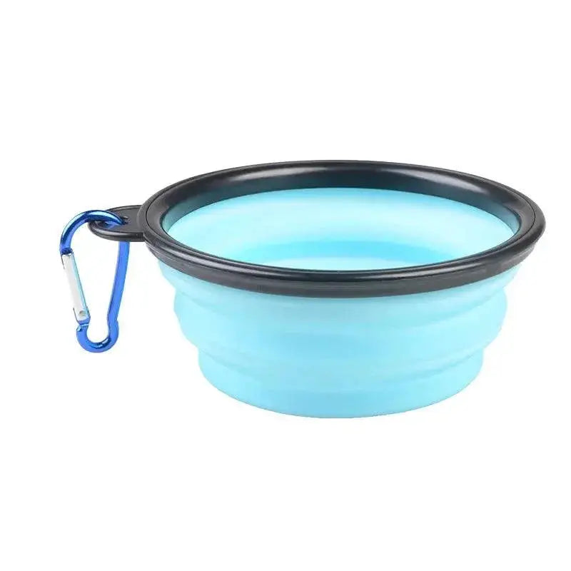Large Collapsible Silicone Dog Bowl Portable Travel Feeder
