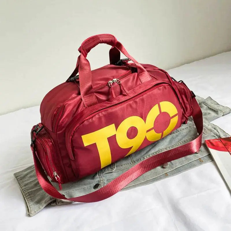 T90 Fitness Wet And Dry Travel Bag For Women Sports Training