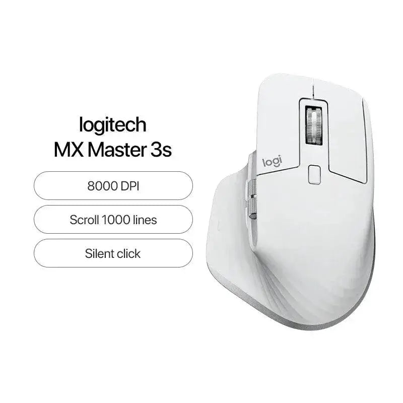 Logitech MX Master 3S Wireless Mouse With Custom Features