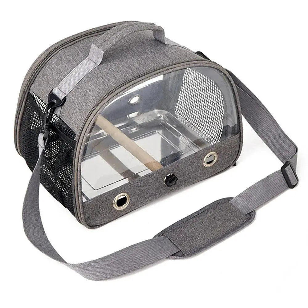 FeatherTrail Parrot Backpack With Perch Travel Carrier