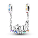 Silver Plated Charm Pet Unicorn