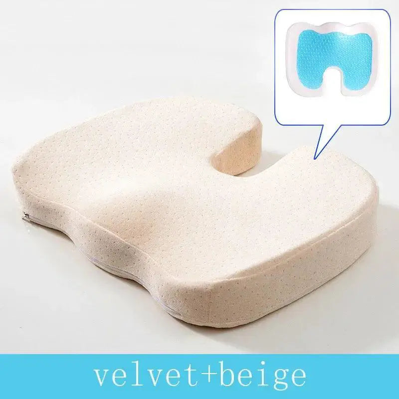 Memory Foam U Shape Gel Seat Cushion For Home Comfort