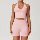 Yoga Set Seamless Fitness Suit Women 3 Piece