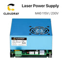 Cloudray 40W CO2 Laser Power Supply M40 115V 230V Compatible