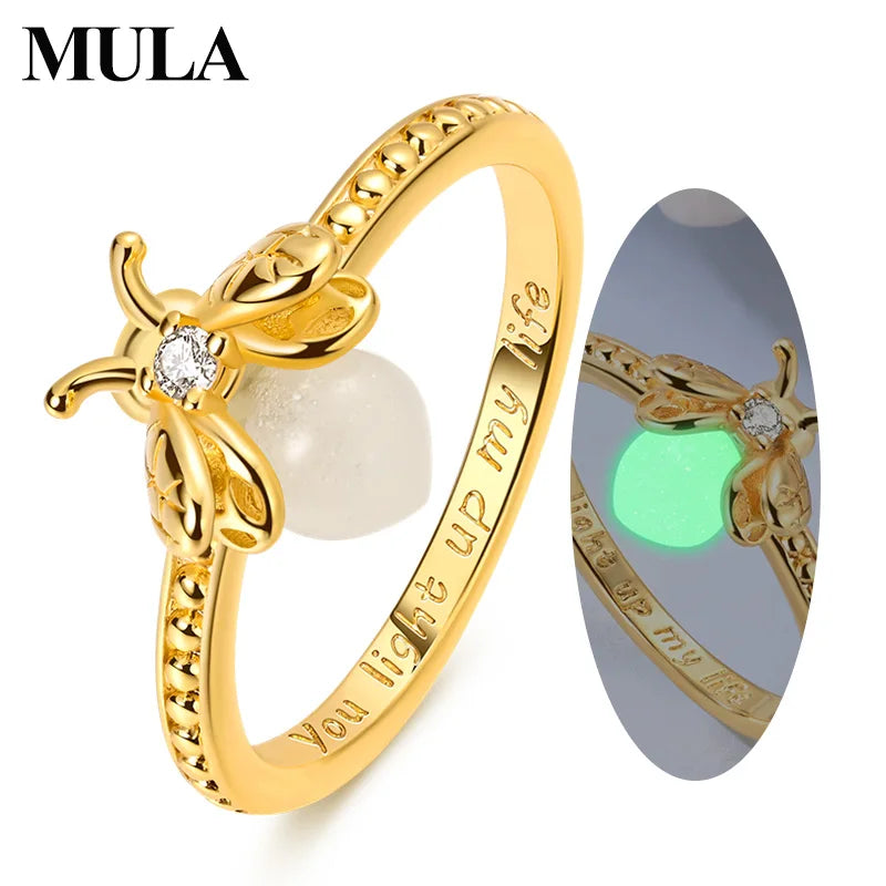 Mula Ring Sterling Silver Golden