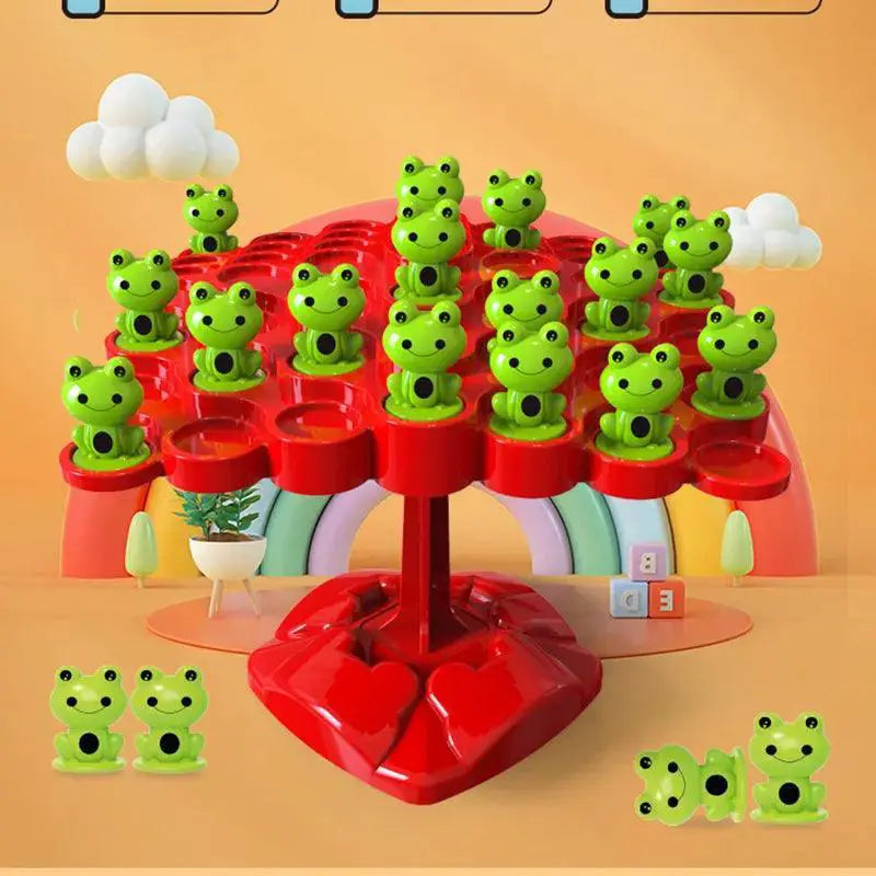 Montessori Frog Balance Math Toy Interactive Puzzle Game Fun