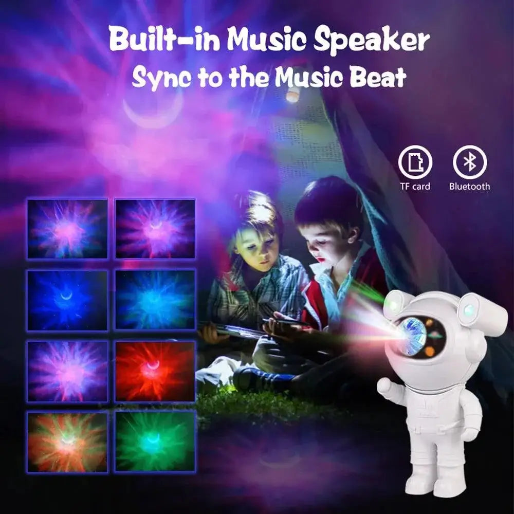 Astronaut Galaxy Star Projector Night Light Soothing Decor