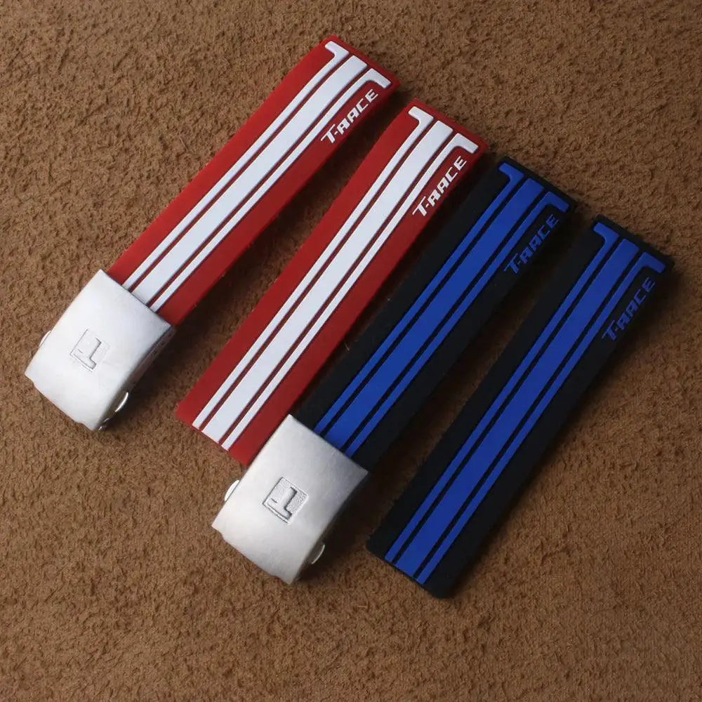 Tissot Trace Silicone Watchbands Waterproof Straps