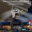 Smart Three Lens Outdoor Camera for Smarter Living