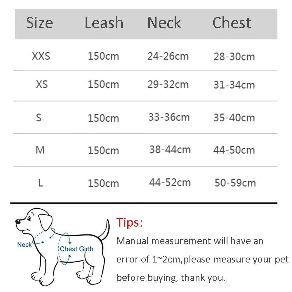 Escape Proof Cat And Dog Harness Set With Leash For Pets