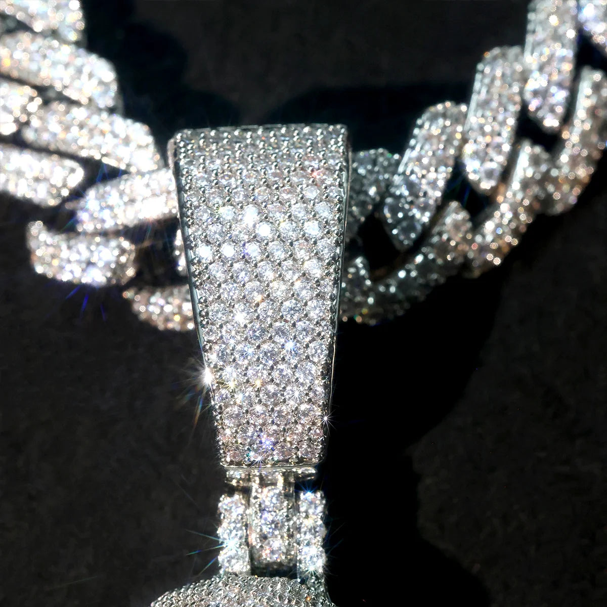 Iced Out Gun Pendant Micro