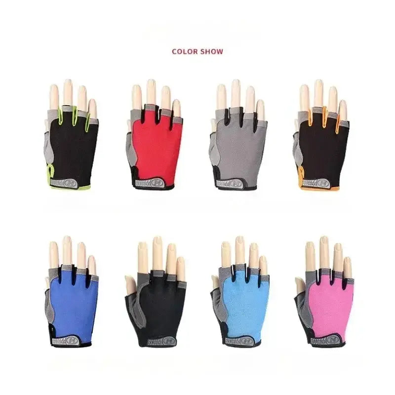 Half Finger Cycling Gloves For Men And Women Anti Slip