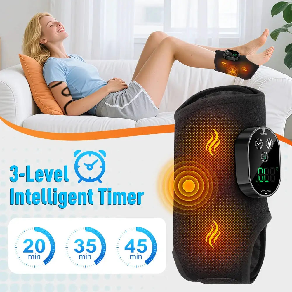 3-in-1 Vibration Massager for Ankle, Wrist & Foot，Foot Massager Suitable for Giving Gifts to Elders and Parents During Festivals