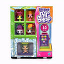 Vintage Pet Figurines Set Featuring Monkey Rabbit Cat Kitten