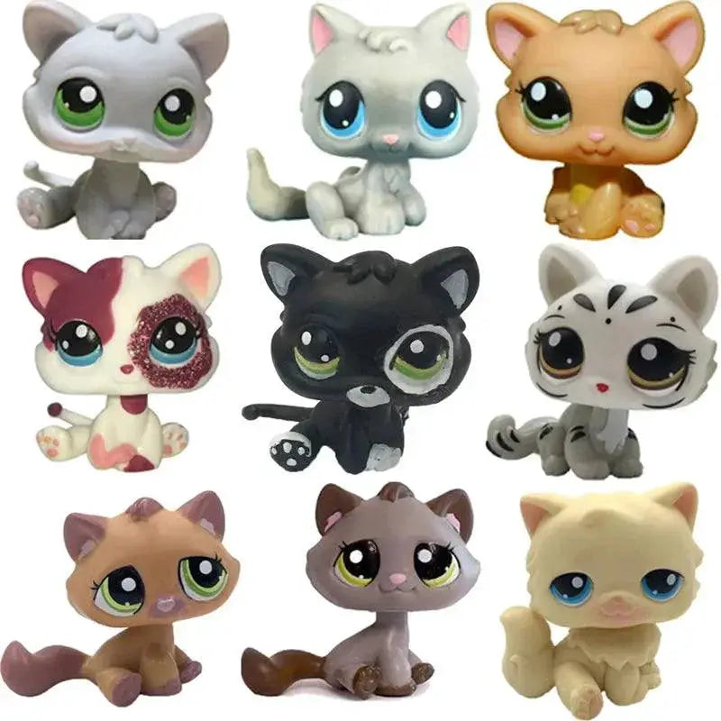 LPS Cat Mini Bobble Head Kitten Toy Collectible Figurine