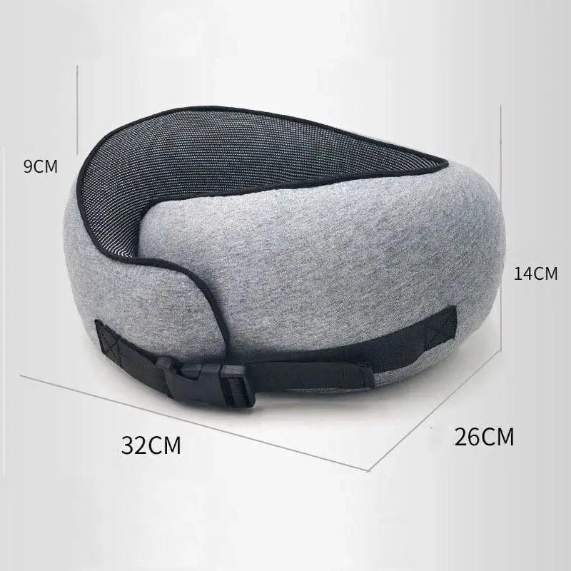 Ergonomic Travel Neck Pillow Premium Memory Foam Comfort