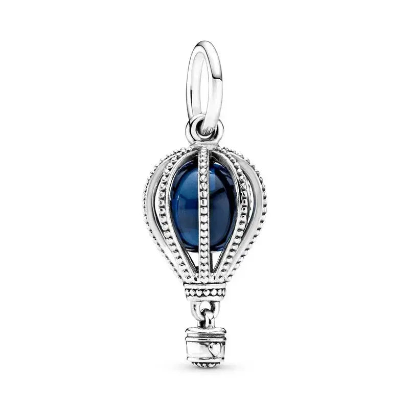 925 Silver Hot Air Ball Pendant Charm Collection Bracelets