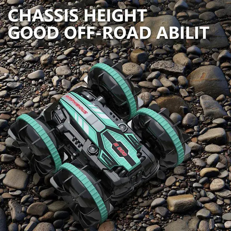 Amphibious Stunt RC Car For Boys Double Sided Drift Toy