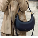 Spacious Crescent Handbag for Women