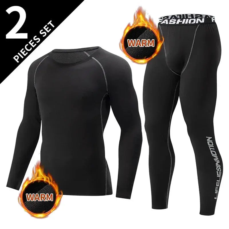 Two Four Piece Mens Warm Corset Ski Jacket Set Pants Shirt