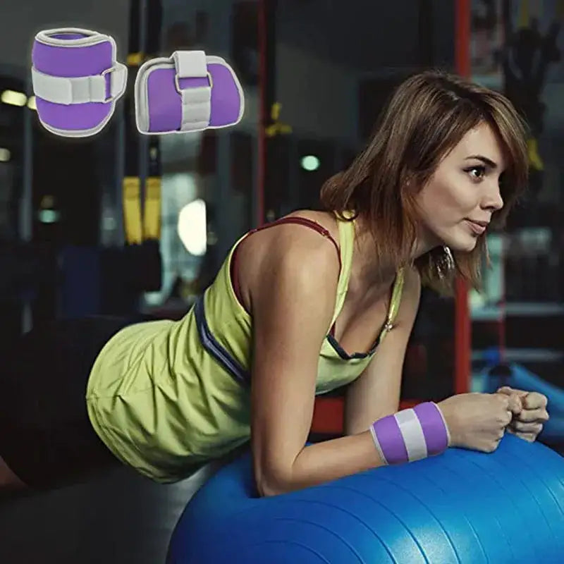 Hand Wrist Leg Arm Ankle Weights Exercise Equipment with Adjustable Straps for Walking Fitness Gym Yoga Pilates Aerobics