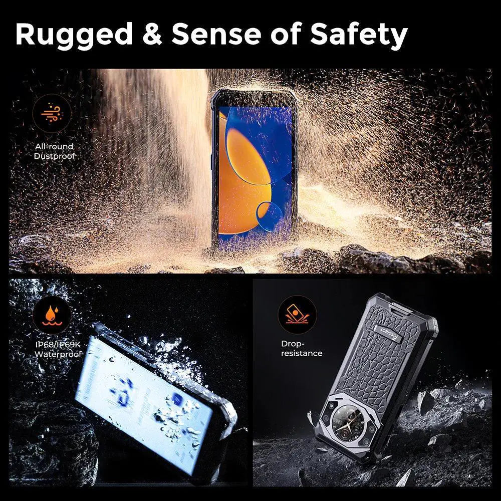 Fossibot F101Pro Rugged Smartphone 15GB RAM 128GB Storage