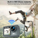 Clear 5K Action Camera for Adventure
