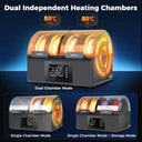 Sovol Filament Dryer 4 Spools, with 85℃ Max Temp, Auto Dehumiditification and Sealed Storage, Dual Independent Heating Chambers